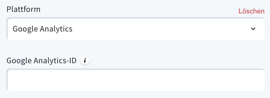 Google Analytics im Creator‑Profil aktiviert