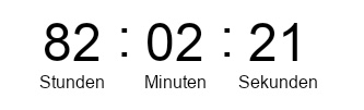 Beispiel-Timer mit deutscher Beschriftung
