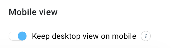 Mobile view section of the Considered products block.