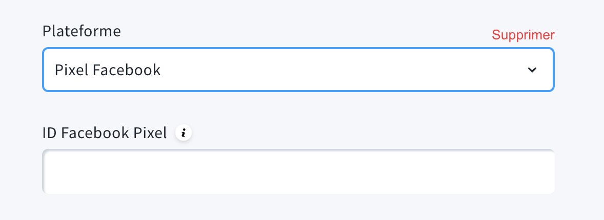 parametres d'integrations analytiques