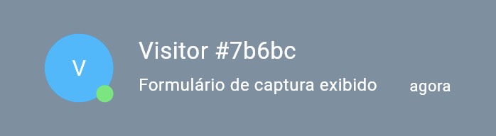 Indicador de chat ativo (ponto verde) apresentado.