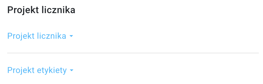 sekcja projekt licznika.