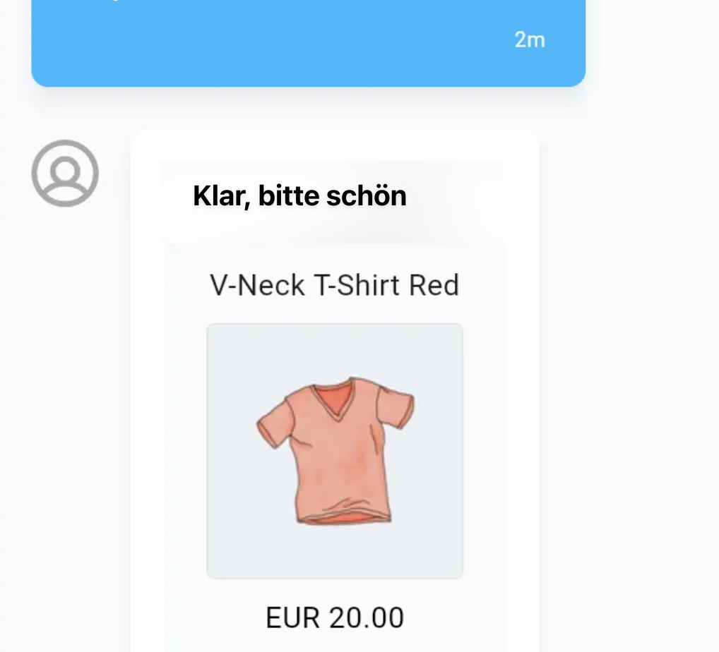 Verknüpftes Produkt in GetResponse‑Chats