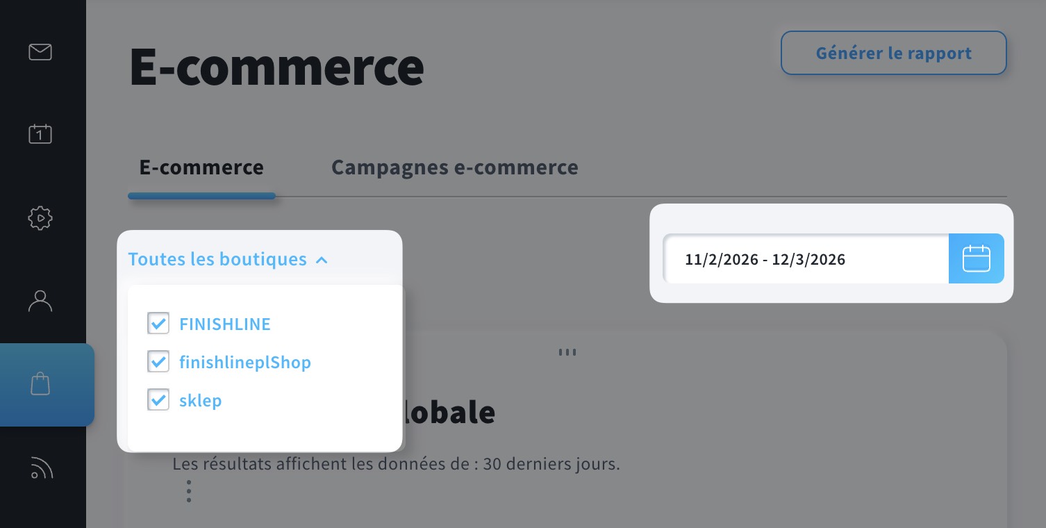 les boutiques et leurs rapports