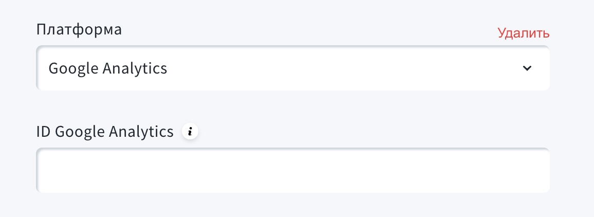 Google Analytics включен в профиле автора