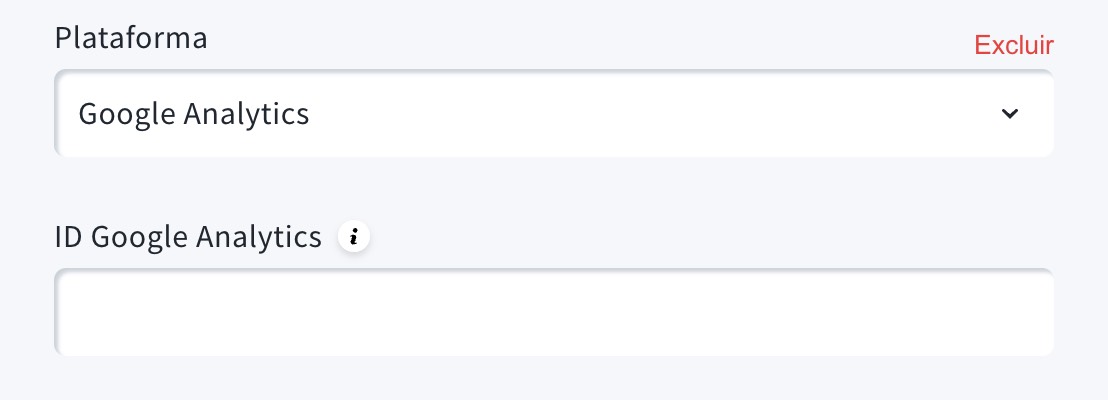 O Google Analytics está ativado no perfil do criador