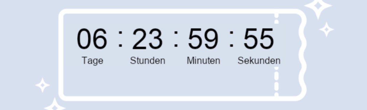 Beispiel-Timer mit deutschen Beschriftungen