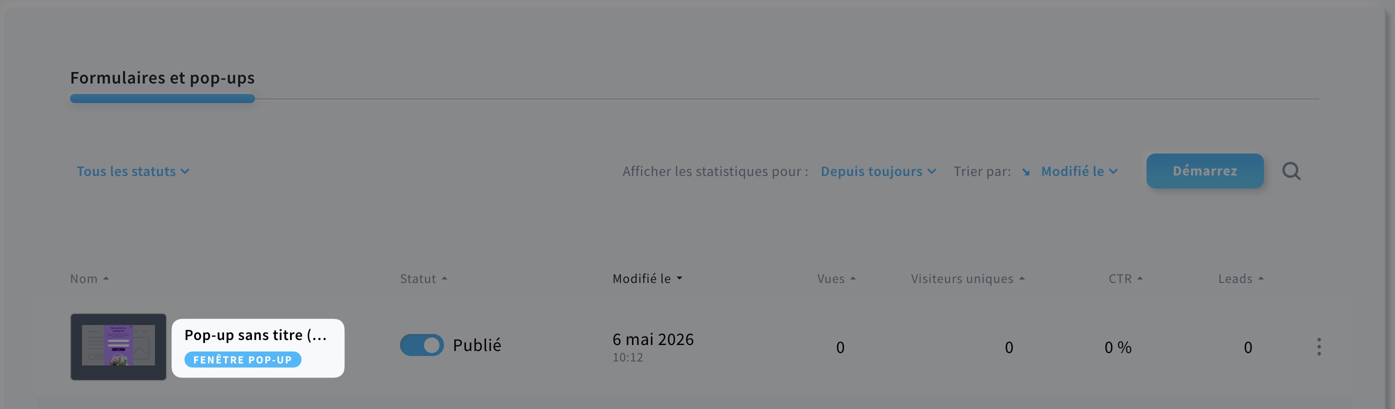 Gérer les formulaires et les fenêtres contextuelles.