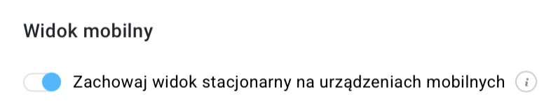 Widok mobilny sekcji bloku rozważanych produktów