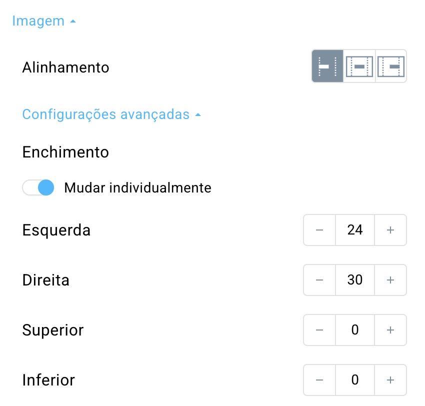 Definições de imagem.