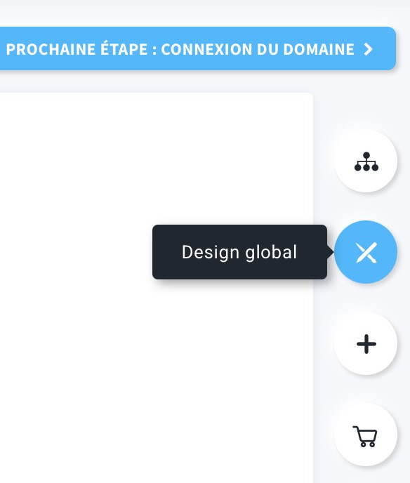 Conception globale du site web