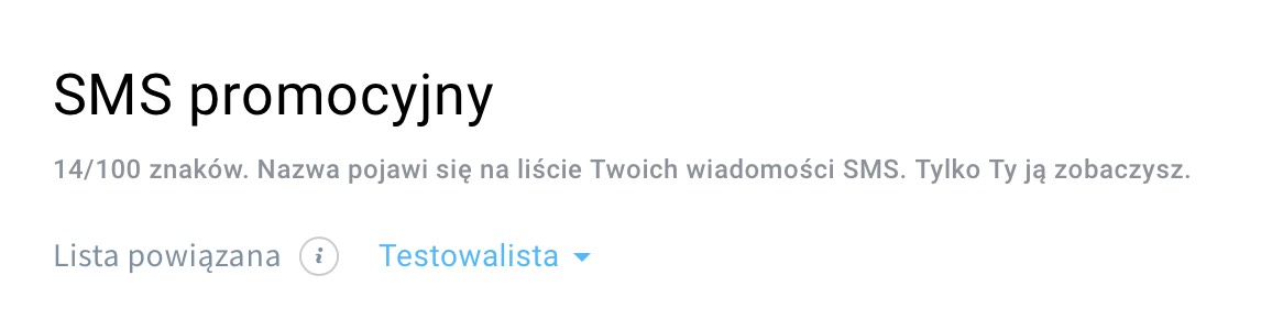 Wybór listy wiązanej.