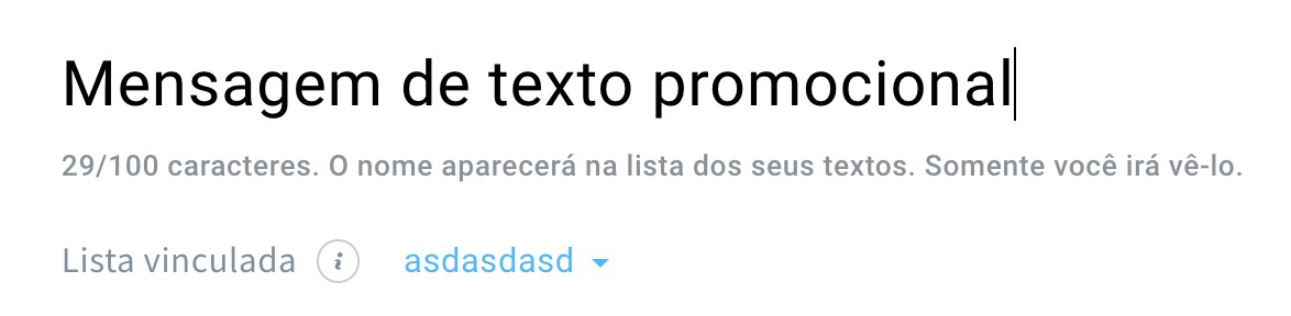 Selecionando a lista ligada.