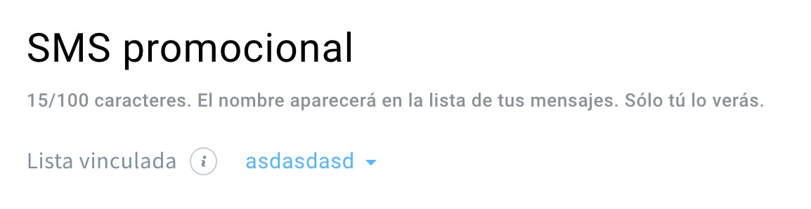 Seleccionar la lista enlazada.