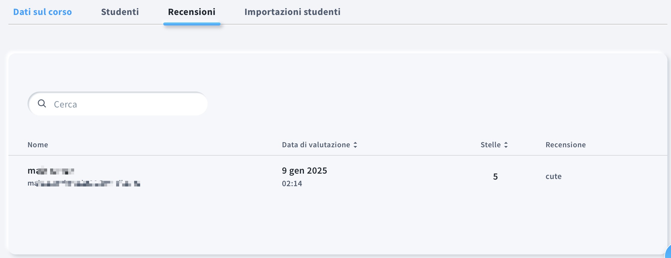 Recensioni nella scheda di panoramica del corso.