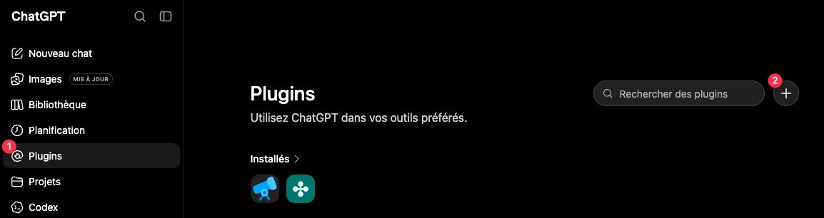 Ajouter des plugins dans ChatGPT