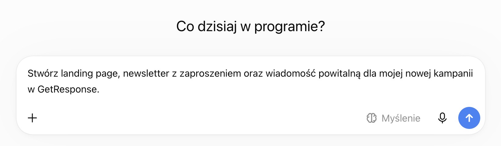 Przykładowy prompt w ChatGPT.
