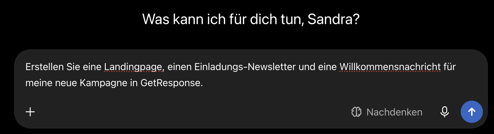 Beispiel für ein Gespräch mit ChatGPT