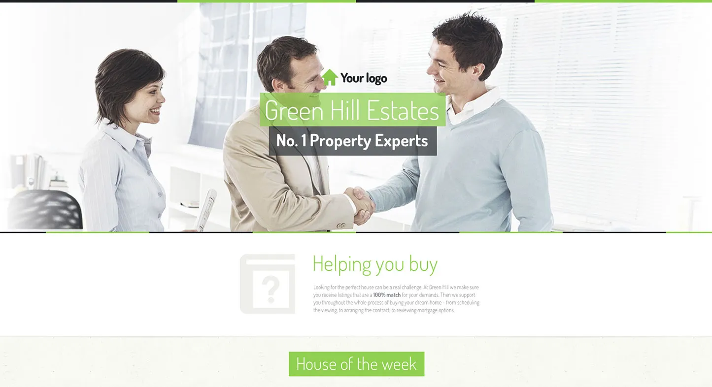 Picture #1 - Landing page example, made in GetResponse Landing Page Creator.