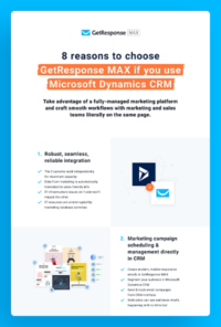 8 Reasons to Choose GetResponse MAX if You Use Microsoft Dynamics CRM