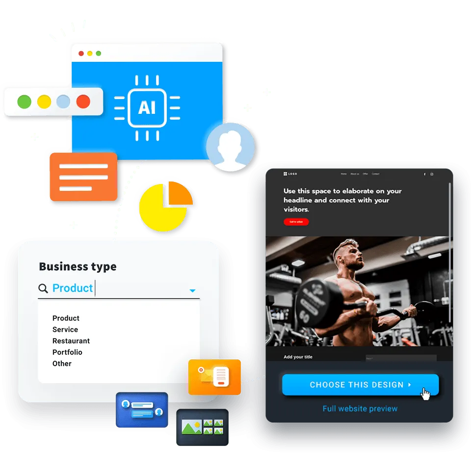 build your sports website with an ai website builder